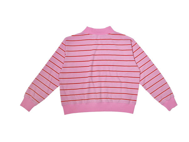 TPH STRIPE LOUNGE MOCKNECK