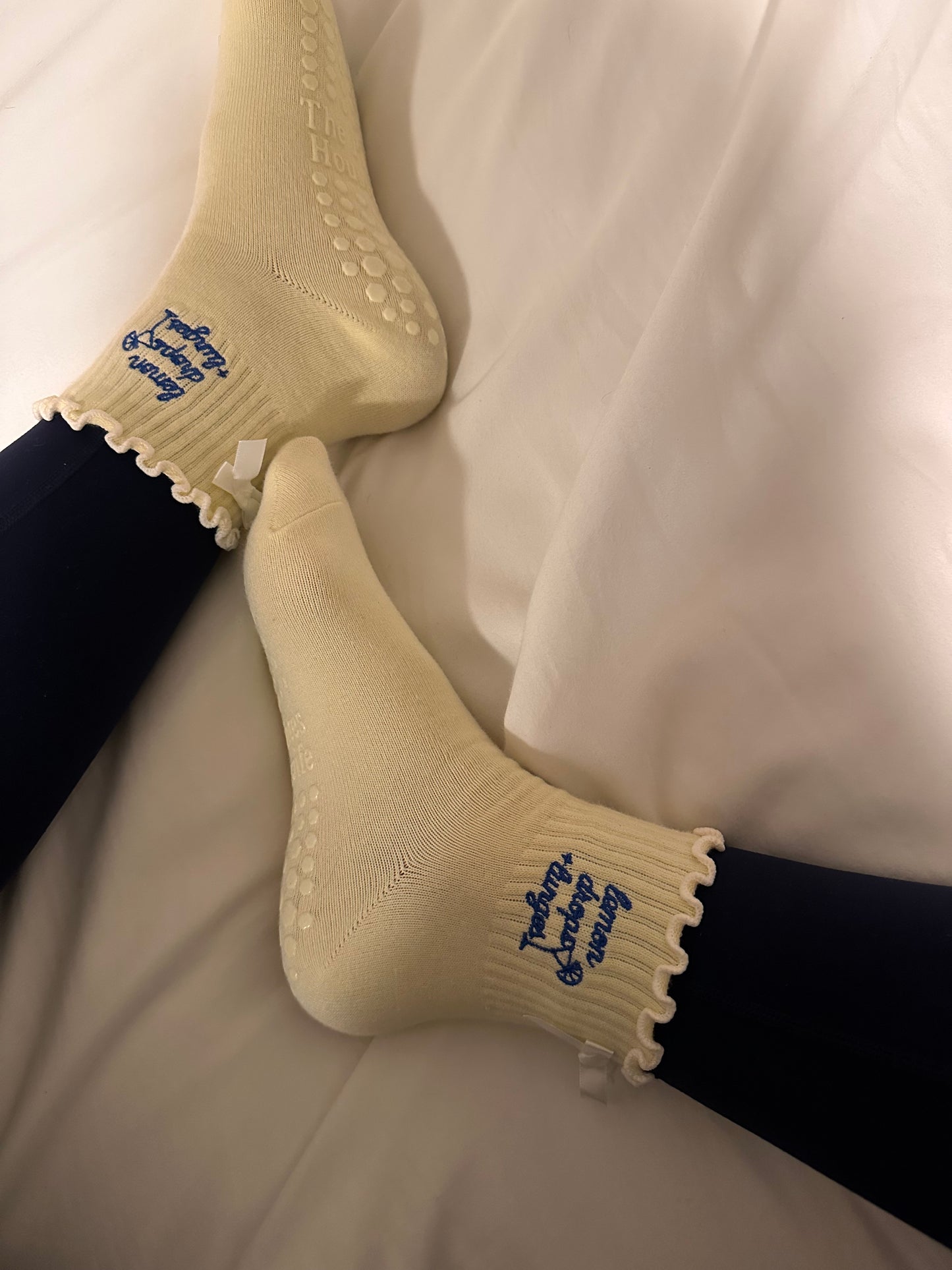 LEMON DROPS + LUNGES GRIP SOCK