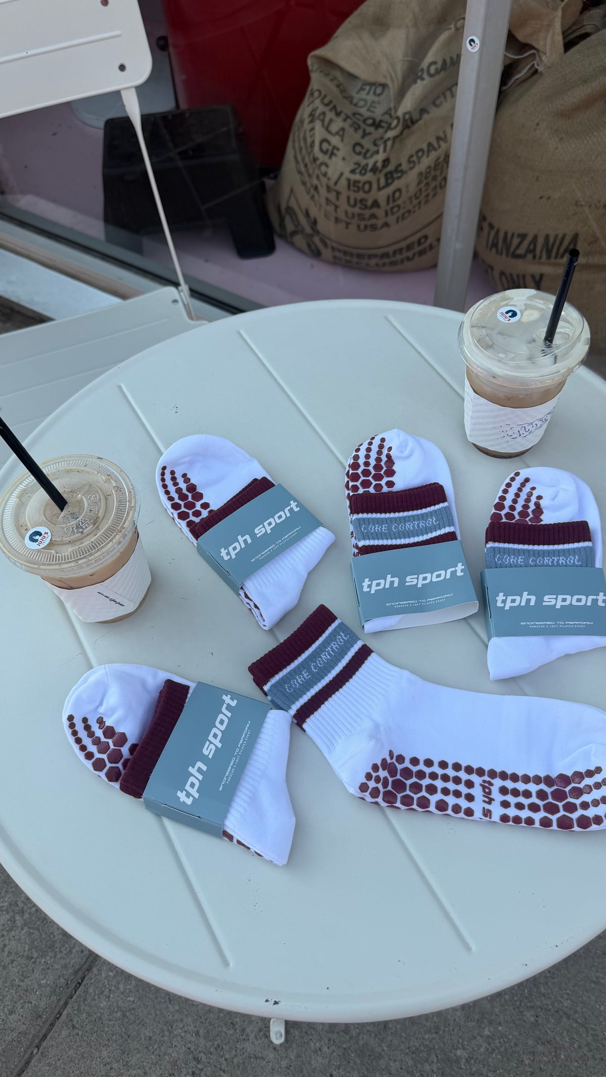TPH x LOFT Pilates Exclusive CORE CONTROL sock