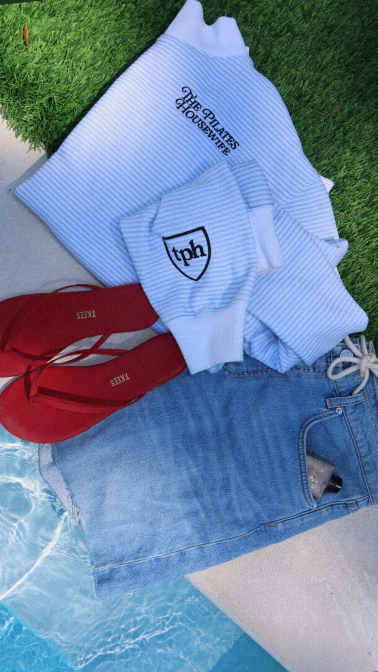 TPH STRIPE MOCKECK