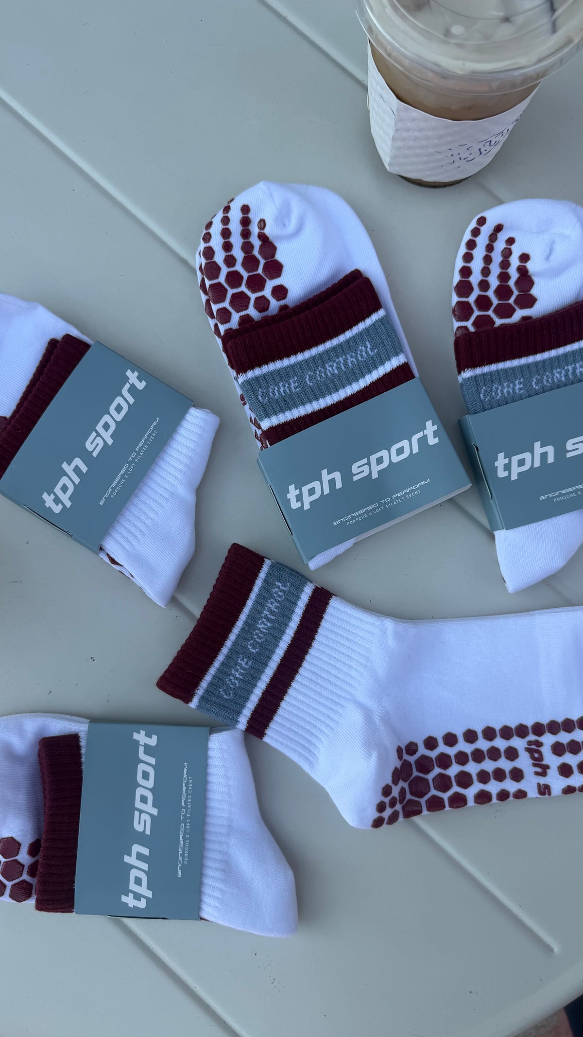 TPH x LOFT Pilates Exclusive CORE CONTROL sock