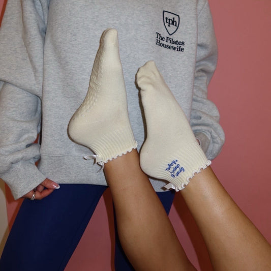 LEMON DROPS + LUNGES GRIP SOCK