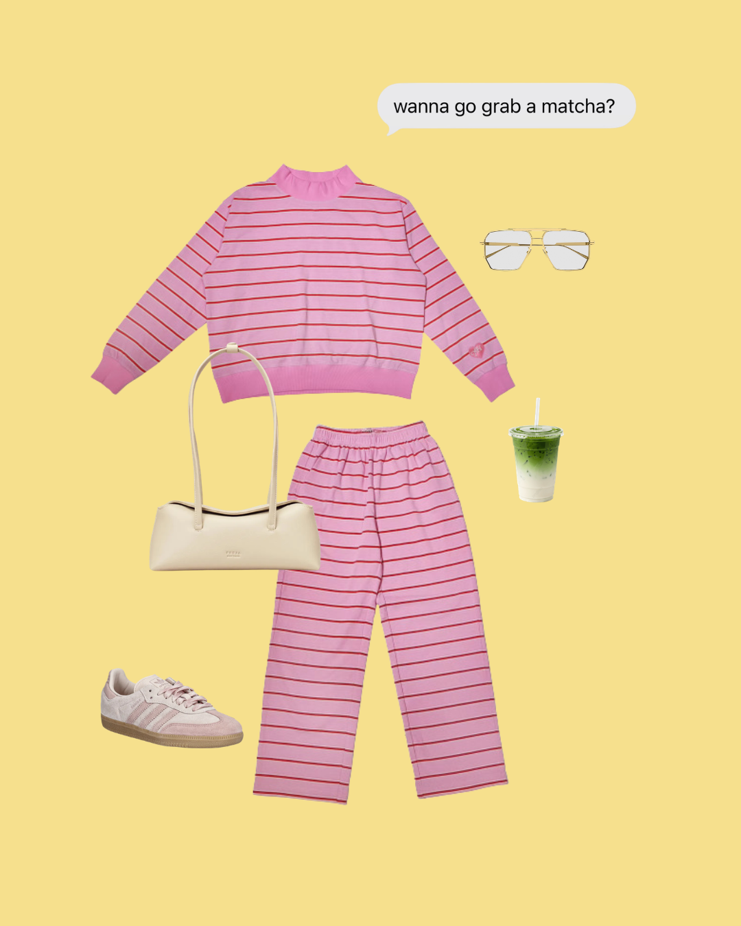 TPH STRIPE LOUNGE MOCKNECK
