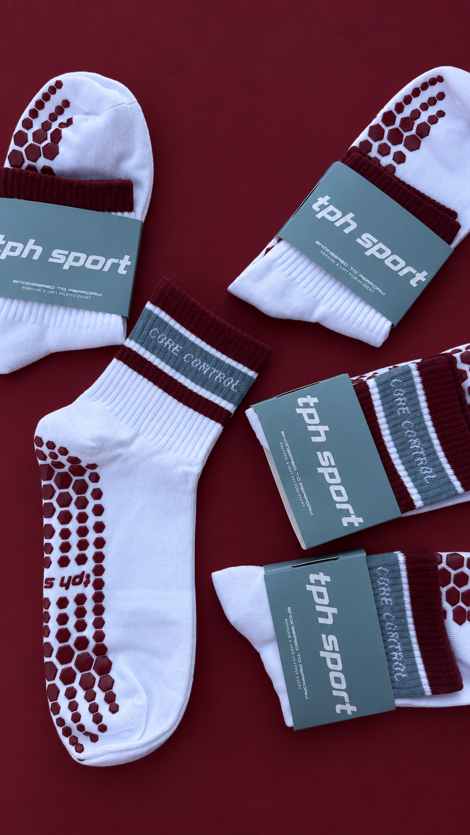 TPH x LOFT Pilates Exclusive CORE CONTROL sock