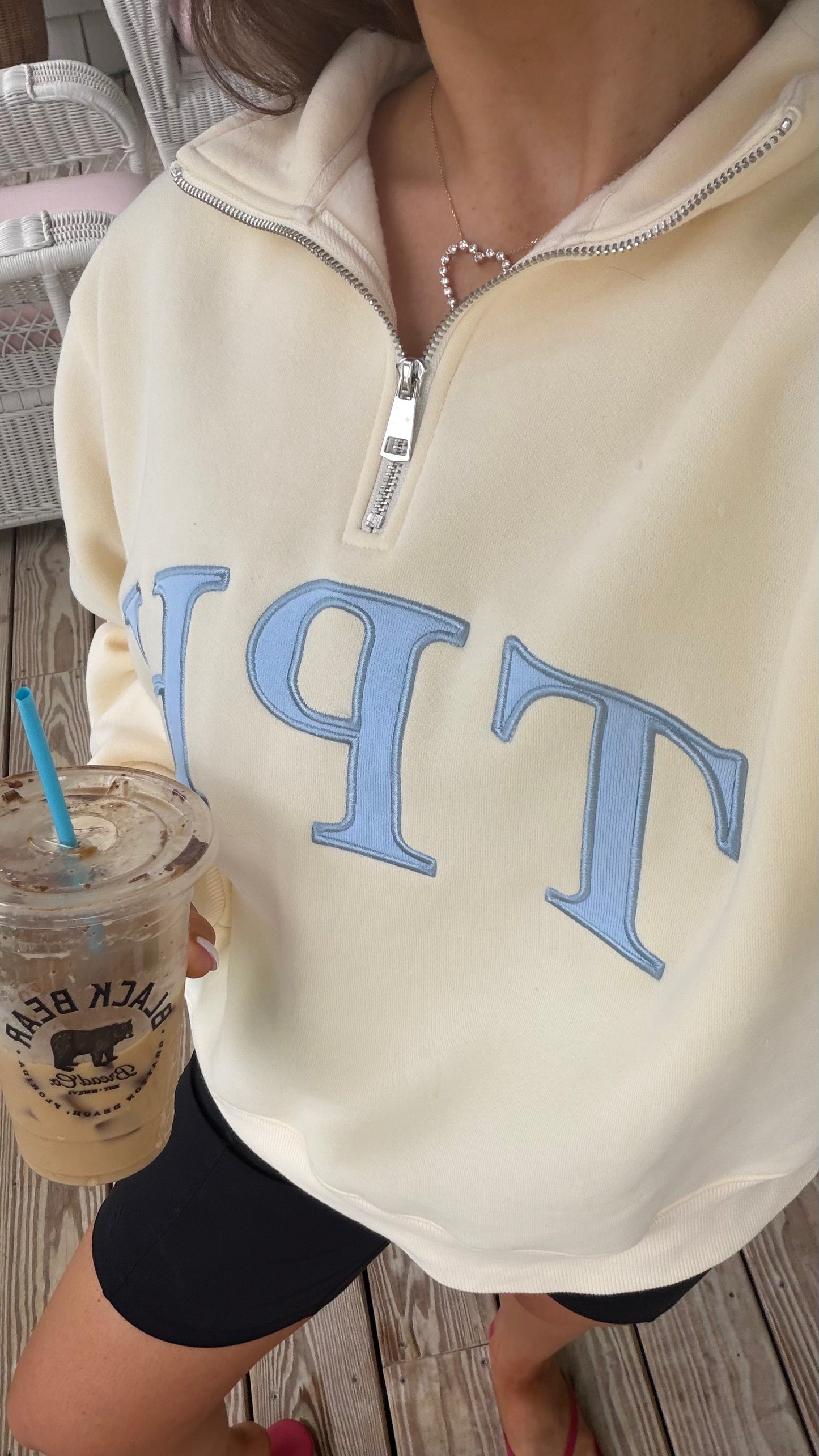 TPH QUARTER ZIP IN BUTTER YELLOW